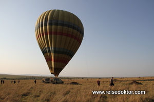 Kenia, Ballonfahrt Mara Serena Lodge