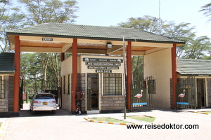 Lake Nakuru Nationalpark, Kenia, Eingangstor