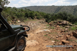 Straße Masai Mara Nationalpark