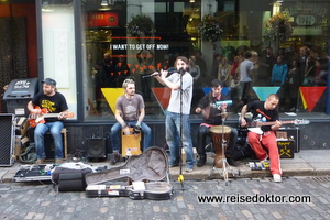 Strassenmusiker in Dublin