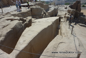 Unvollendeter Obelisk in Assuan
