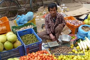 Gemüsehändler in Nepal