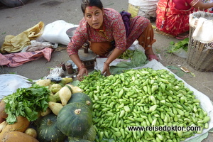 Gemüsemarkt in Patan, Nepal