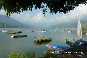 Lake Fewa in Pokhara