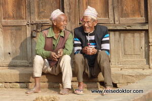 Männer in Bhaktapur, Nepal