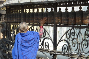 Pilger Swayambhunath