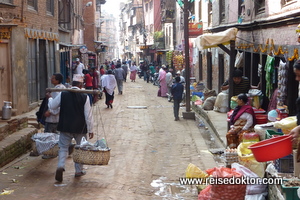 Strasse in Nepal