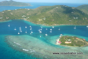 British Virgin Islands, Luftansicht