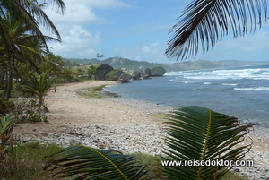 Strand an der Ostküste von Barbados