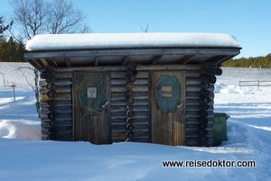 Kakslauttanen Toilette Schneeiglu