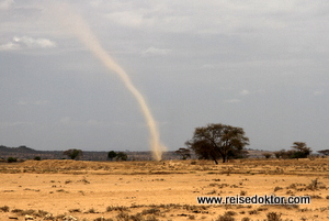 Windhose im Amboseli Nationalpark