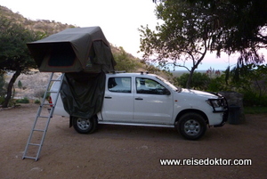 Camping in Namibia