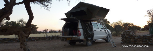 Campingplatz in Sesriem