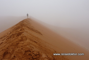 Soussusvlei Dünen im Nebel