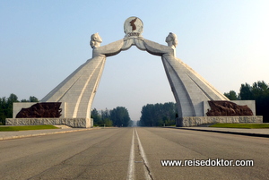 Nordkorea - Denkmal der Wiedervereinigung