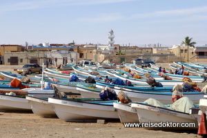 Fischerdorf, Küste von Oman