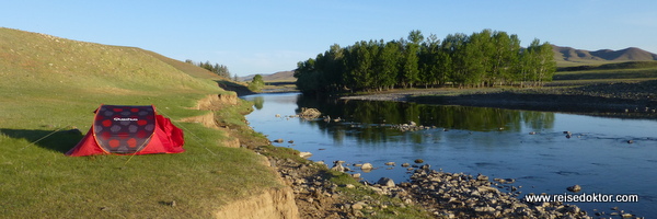 Camping in der Mongolei