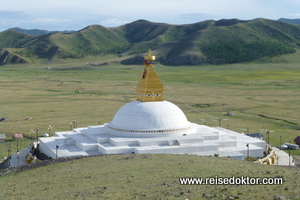 Stupa Kloster in der Mongolei