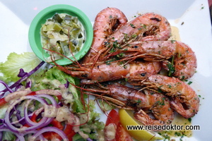 Abendessen am Canal du Midi