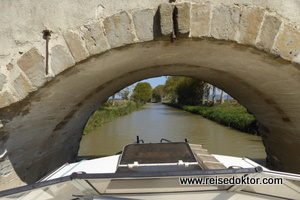 Brücke am Canal du Midi