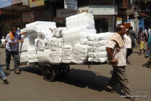 Lastentransport in Mumbai