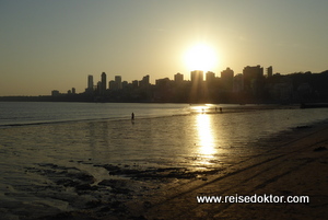 Sonnenuntergang in Mumbai