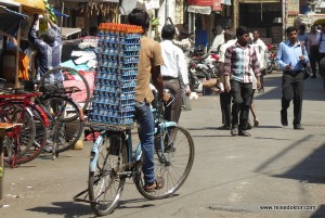 Straßenhändler in Mumbai