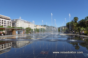 Wasserspiele in Nizza