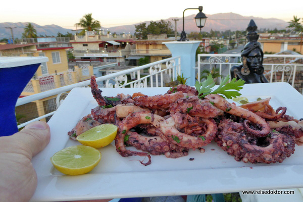 Abendessen in Santiago de Cuba