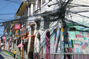 Straße in La Paz