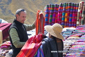 Straßenstand in Peru