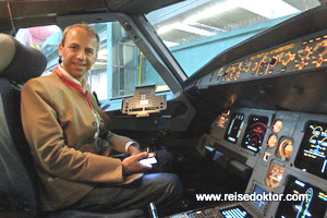 Cockpit Austrian Airlines