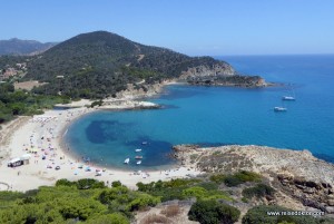 Ein Tag in der Bucht von Chia - Sardinien