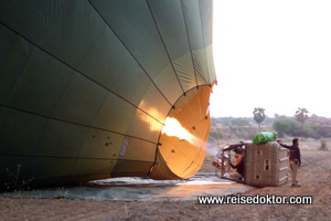 Ballonfahrt Vorbereitung