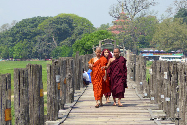 U-Bein Brücke in Mandalay