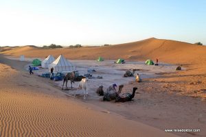 Marokko Wüste Camping
