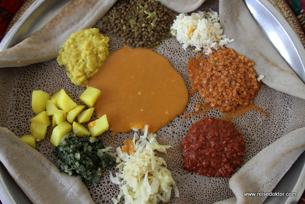 Injera in Äthiopien