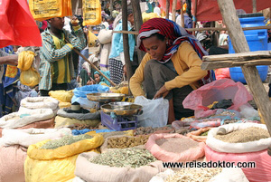 Marktstand in Lalibela