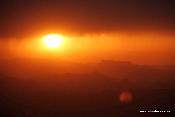 Sonnenuntergang in Lalibela