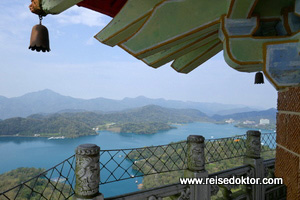 Ausblick Sun Moon Lake