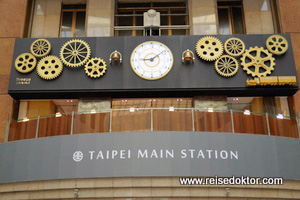 Bahnhof in Taipeh