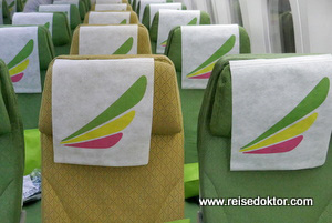 Ethiopian Airlines Sitze Economy