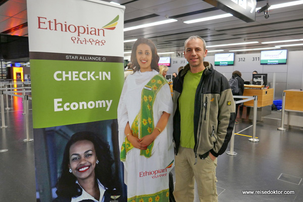 Ethiopian Airlines Check-in Wien